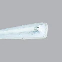Bộ máng đèn chống thấm 1 bóng led tuýp 1,2m 20w LWP-136T mpe
