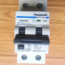 RCBO 2p chống giật 50A panasonic