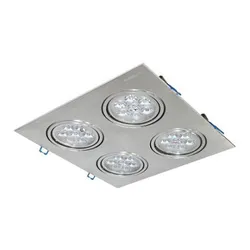 Đèn led âm trần chiếu điểm mặt vuông 28W DFC208 Duhal 