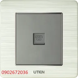 Bộ ổ cắm đơn điện thoại uten 