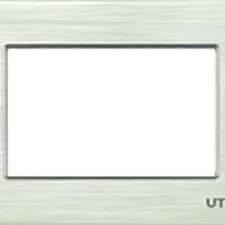Mặt 2 công tắc cỡ M viền trắng V7.0 Uten
