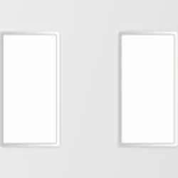 Mặt 2 công tắc cỡ s V3 Uten