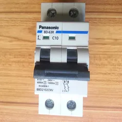 MCB 2P 10A Panasonic 