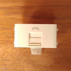 Ổ cắm điện thoại 4 dây có màn che SC31RJ Sino