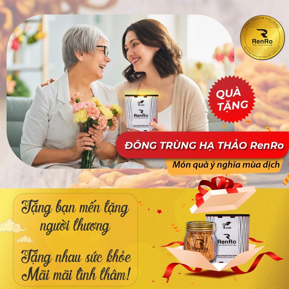 Quà tặng đông trùng hạ thảo RenRo Quà tặng đông trùng hạ thảo RenRo