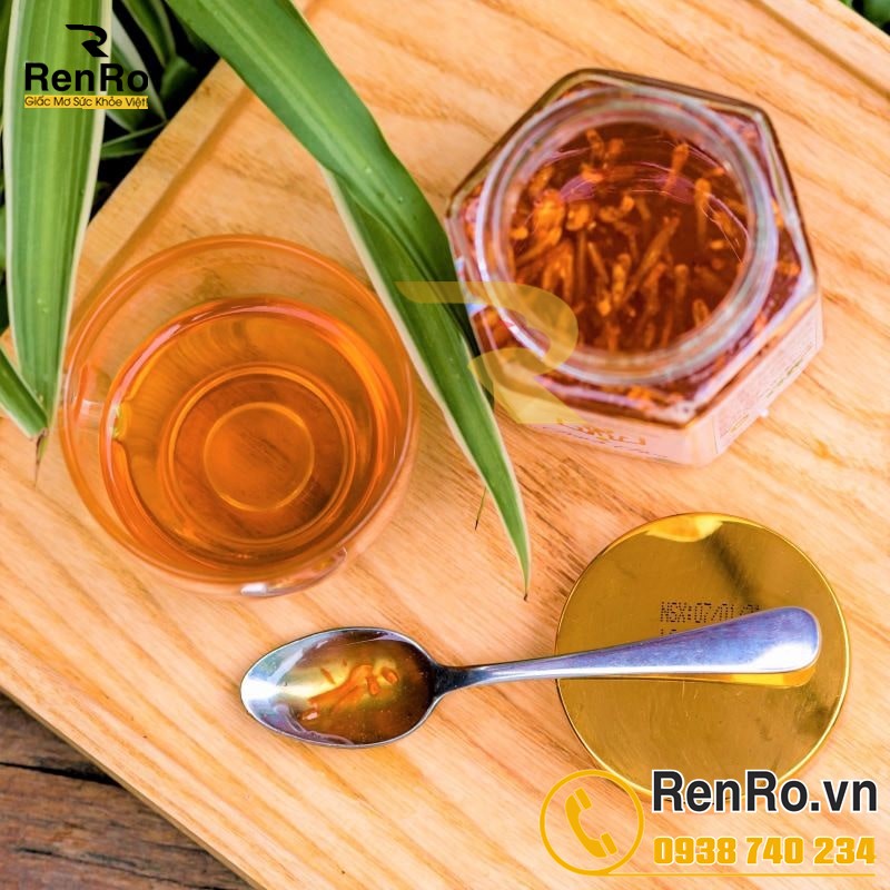 Cách ngâm đông trùng hạ thảo mật ong hoa dừa Rerro Cách ngâm đông trùng hạ thảo mật ong hoa dừa Rerro