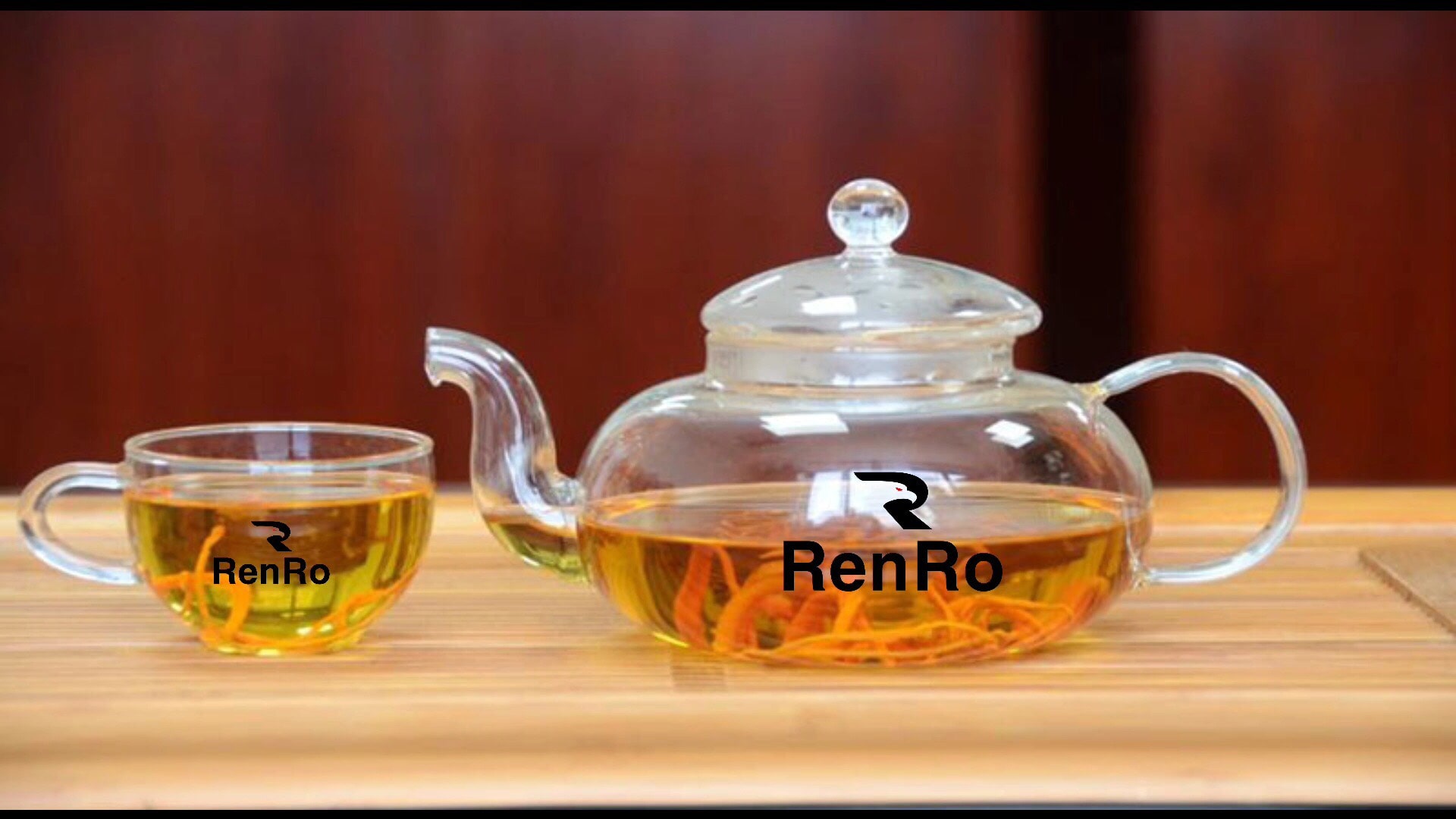 Đông trùng hạ thảo hữu cơ hãm trà RenRo Đông trùng hạ thảo hữu cơ hãm trà RenRo