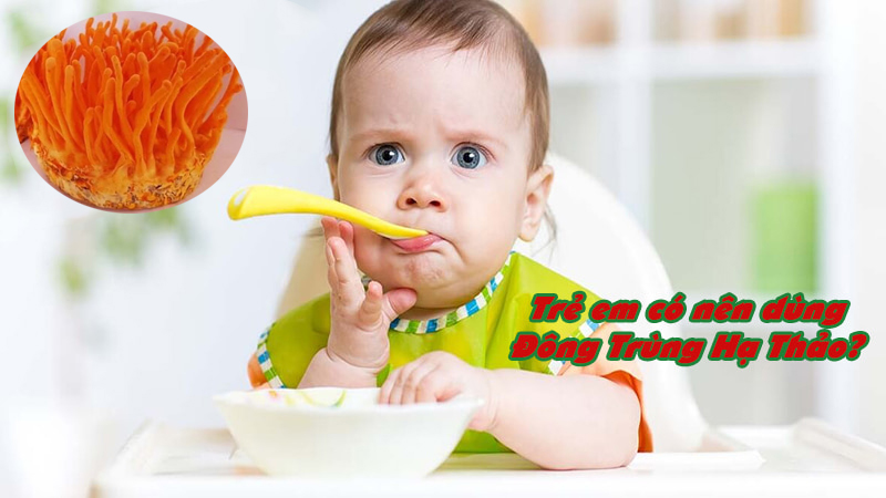 Lưu ý trẻ em có nên uống đông trùng hạ thảo không Lưu ý trẻ em có nên uống đông trùng hạ thảo không