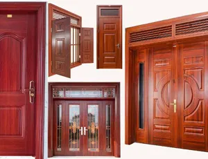 TOP 8 mẫu cửa thép màu nâu đẹp, hiện đại