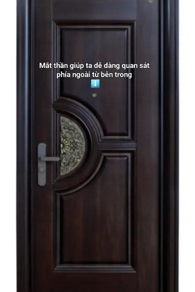 Cửa thép vân gỗ 1 cánh - Mã : A 51