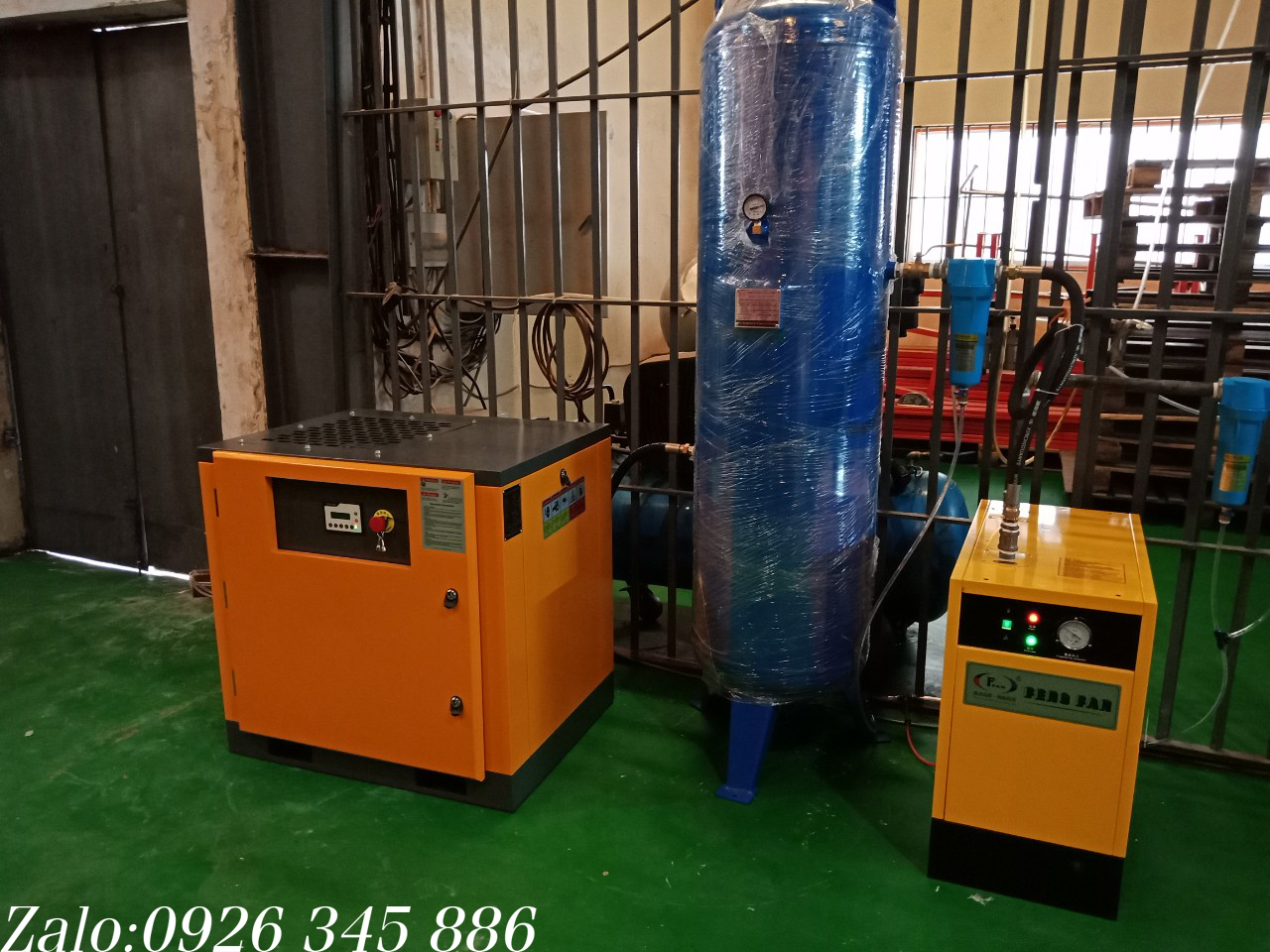 may nen khi (air compressor)