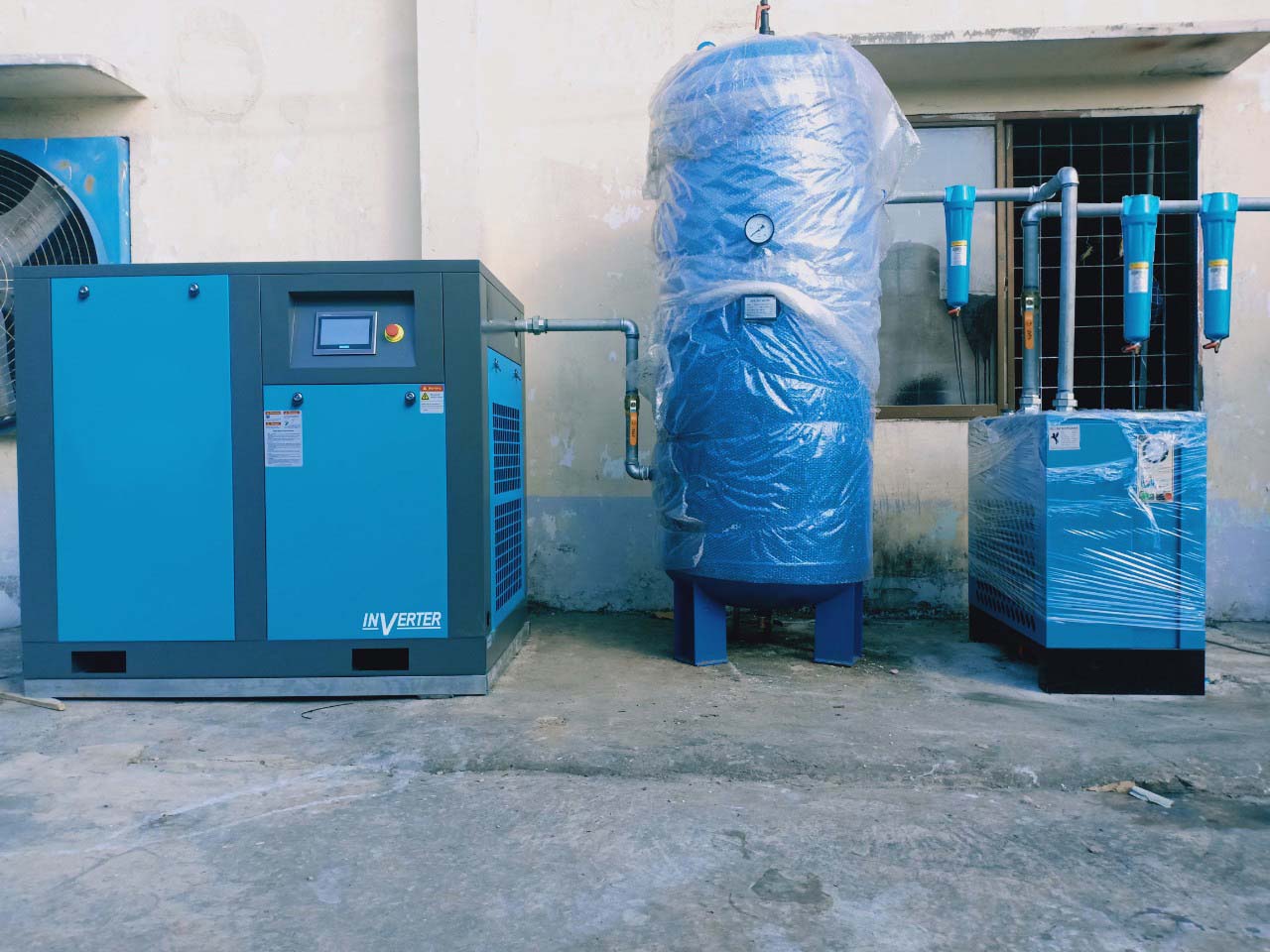 máy nén khí trục vít