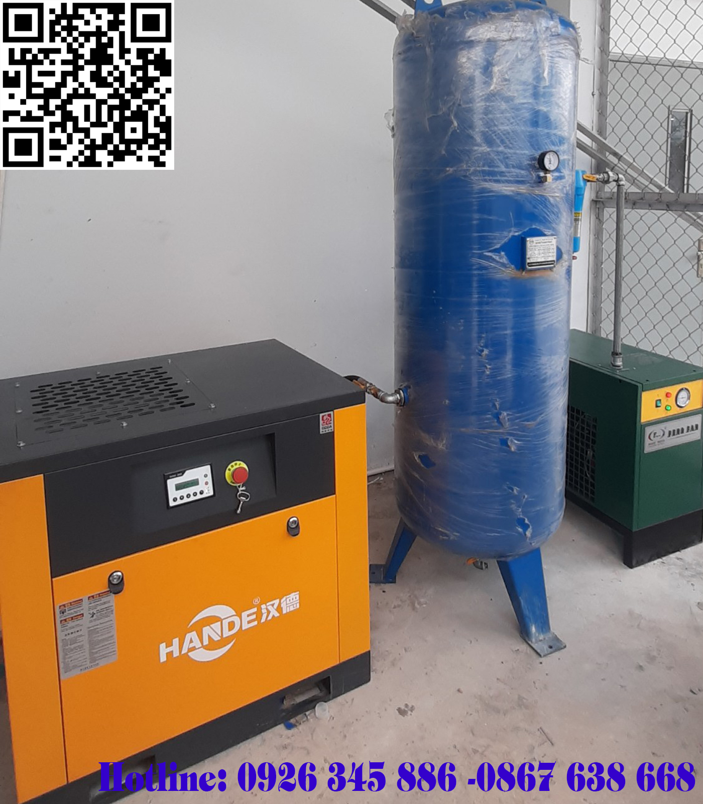 máy nén khí hande
