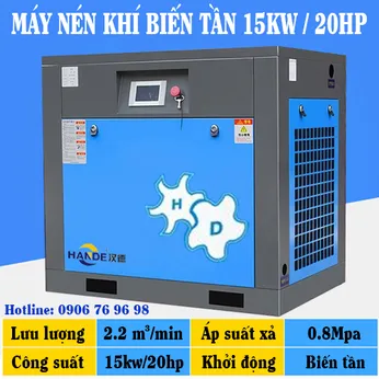 Máy Nén Khí Hande Biến Tần HD-VPM15