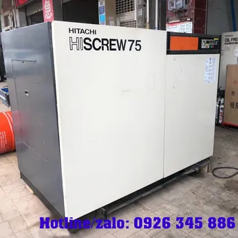 Máy Nén Khí Nhật Bãi Hitachi 75kw