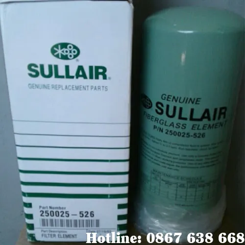 Lọc dầu máy nén khí Sullair