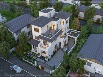 Thiết kế - thi công biệt thự cao cấp Hạ Long, Quảng Ninh