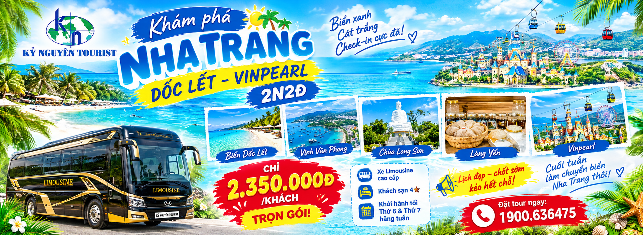 Nha Trang - Dốc Lết 2N2Đ