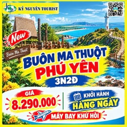 TÂY NGUYÊN HÙNG VĨ - BUÔN MA THUỘT - PHÚ YÊN 3N2Đ