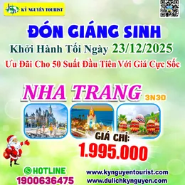 [LỄ NOEL] NHA TRANG – VINPEARL HARBOUR 3N3Đ