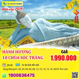 [HH Tết 2026] HÀNH HƯƠNG THẬP TỰ SÓC TRĂNG - CẦN THƠ 2N