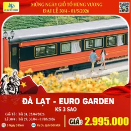 [Lễ 30/4 & 01/05] ĐÀ LẠT 3 SAO -  LANGBIANG LAND - TEA PREN 