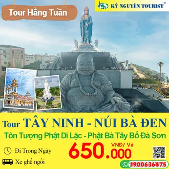 HÀNH HƯƠNG NÚI BÀ ĐEN TÂY NINH - SUN WORLD BÀ ĐEN - TƯỢNG PHẬT TÂY BỔ ĐÀ SƠN - CHÙA GÒN KÉN - 1 NGÀY