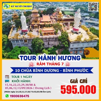 [VU LAN BÁO HIẾU] THẬP TỰ BÌNH DƯƠNG - BÌNH PHƯỚC 1N
