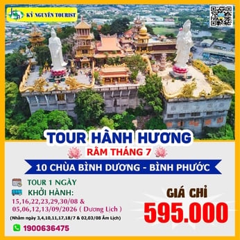 [VU LAN BÁO HIẾU] THẬP TỰ BÌNH DƯƠNG - BÌNH PHƯỚC 1N