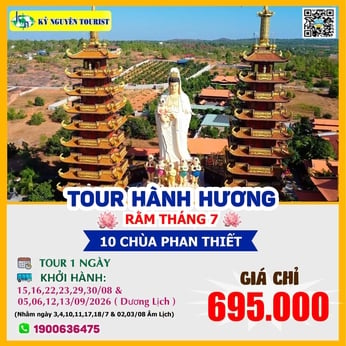 [VU LAN BÁO HIẾU] HÀNH HƯƠNG THẬP TỰ PHAN THIẾT 1N