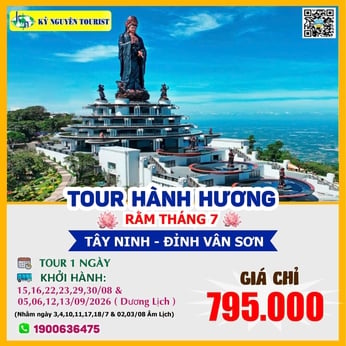 [VU LAN BÁO HIẾU] HÀNH HƯƠNG NÚI BÀ ĐEN TÂY NINH 1N