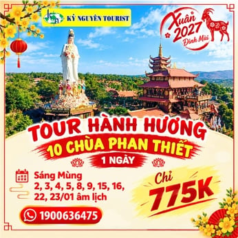 [HH TẾT 2027] HÀNH HƯƠNG THẬP TỰ PHAN THIẾT 1N