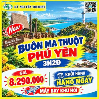 TÂY NGUYÊN HÙNG VĨ - BUÔN MA THUỘT - PHÚ YÊN 3N2Đ