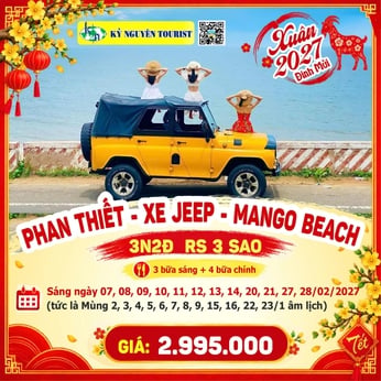 [TẾT 2027] PHAN THIẾT - MŨI NÉ 3N2Đ