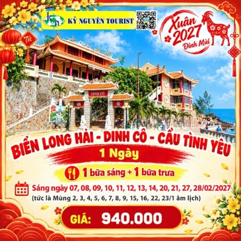 [TẾT 2027] BIỂN LONG HẢI - CẦU TÌNH YÊU 1N