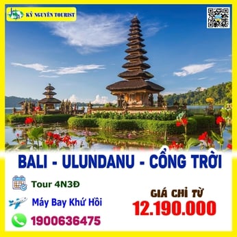 BALI - ULUNDANU - CONG TROI 4N3Đ