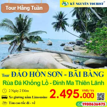 ĐẢO HÒN SƠN - ĐỈNH MA THIÊN LÃNH - XE GIƯỜNG NẰM LIMOUSINE