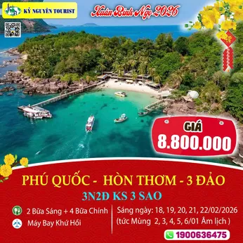 [Tết Nguyên Đán 2026] PHÚ QUỐC - THỊ TRẤN ĐỊA TRUNG HẢI 