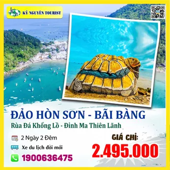 ĐẢO HÒN SƠN - ĐỈNH MA THIÊN LÃNH - XE GIƯỜNG NẰM LIMOUSINE