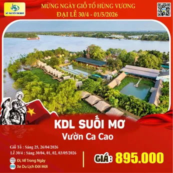 [Lễ 30/4 & 01/05] CÔNG VIÊN SUỐI MƠ - THIÊN ĐƯỜNG BIỂN TRÊN RỪNG 1N
