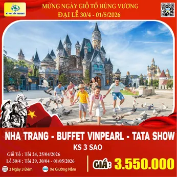 [Lễ 30/4 & 01/05] NHA TRANG – VINPEARL HARBOUR 3N3Đ 