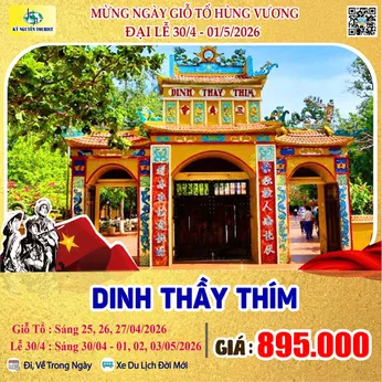 [Lễ 30/4 & 01/05] HH DINH THẦY THÍM - NÚI CHỨA CHAN GIA LÀO 1N