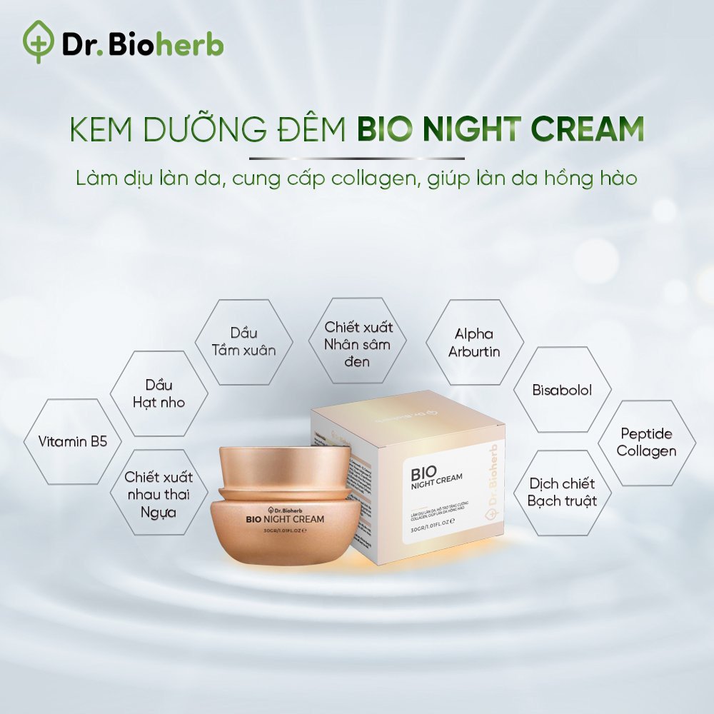 Kem dưỡng da BAN ĐÊM Bio Night Cream | Dr Bioherb