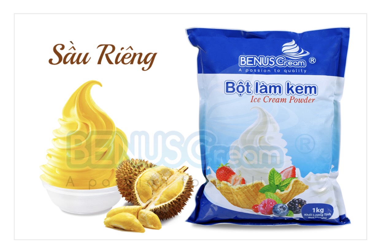 Bột Làm Kem Tươi Sầu Riêng