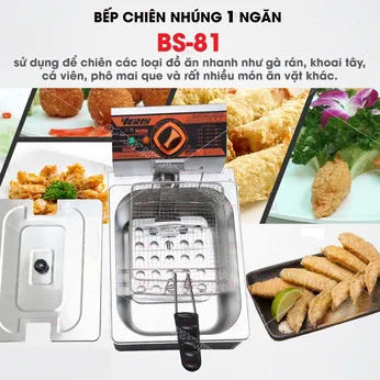 Bếp Chiên Nhúng Điện 1 Ngăn