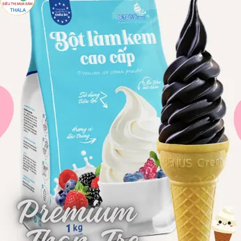 Bột Làm Kem Tươi Than Tre - Cao Cấp 