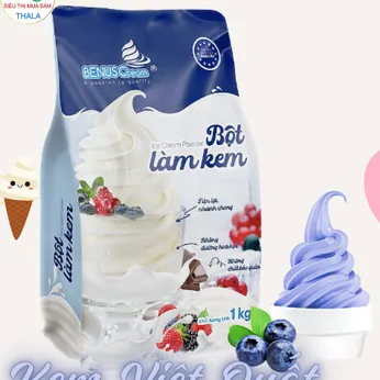 Bột Làm Kem Tươi Việt Quất - Cao Cấp 