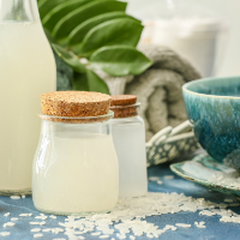 Tóc bóng mượt tự nhiên với nước gạo nhà làm