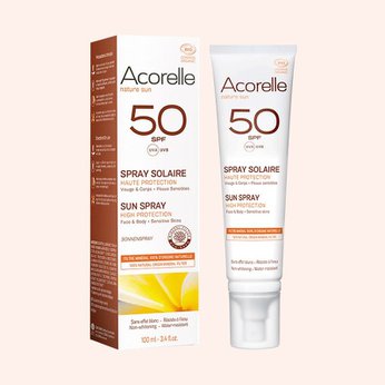 Chai xịt chống nắng cho mặt và toàn thân Acorelle SPF50+ 50 ml