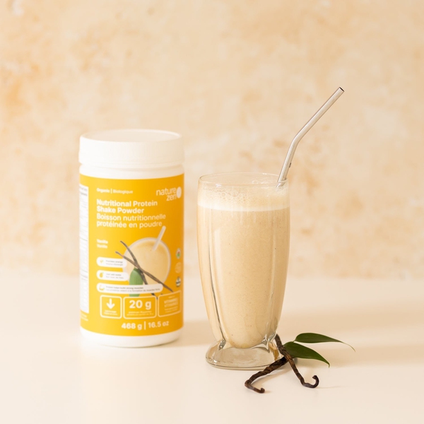 Bột Protein Ngũ cốc Hữu Cơ Cô Đặc Nature Zen - vị Vani 454gm